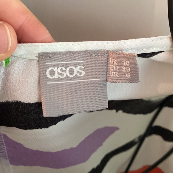 ASOS zebra print short sleeve dress - Picture 5 of 6